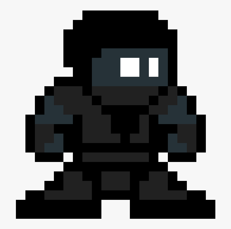 Black Panther Pixel Art , Png Download - 8 Bit Black Panther, Transparent Clipart