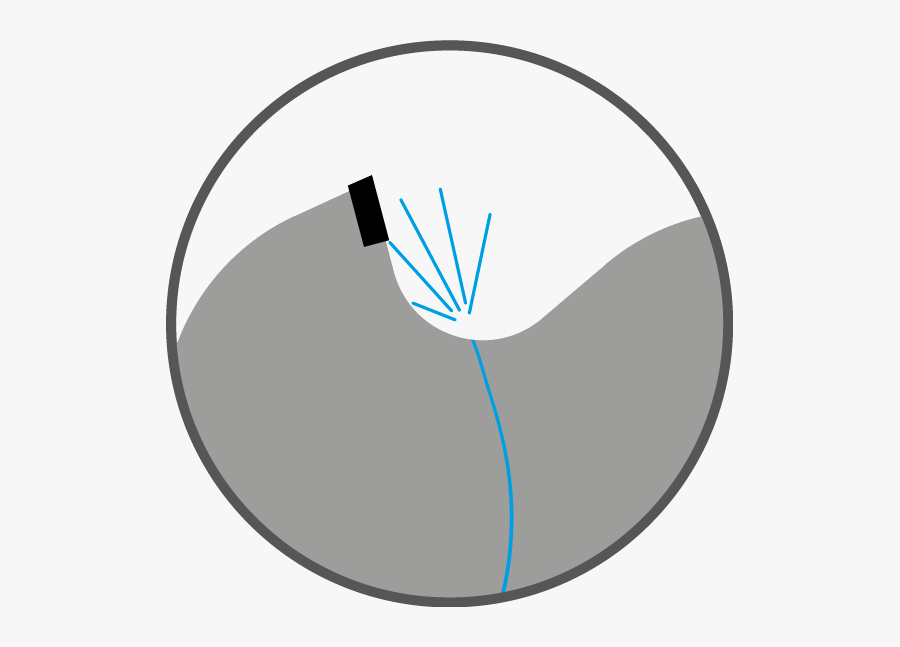 Spray Cut Face - Circle, Transparent Clipart