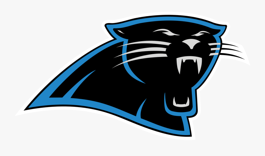 American Football Field Black And White Clipart Panda - Carolina Panthers Clipart, Transparent Clipart
