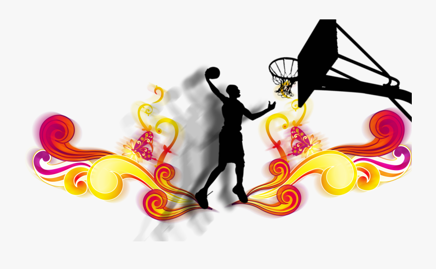 Basketball Trivia Slam Dunk Basket Dunk - Illustration, Transparent Clipart