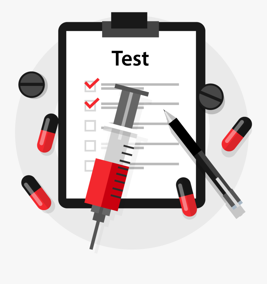 Drug & Alcohol Testing Icon - Drug Test Clip Art, Transparent Clipart