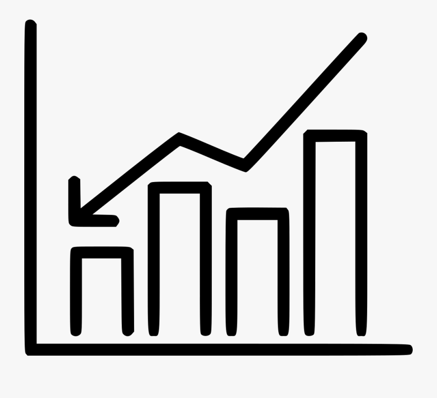 Graph Clipart Statistical Report - Chart Clipart Black And White, Transparent Clipart