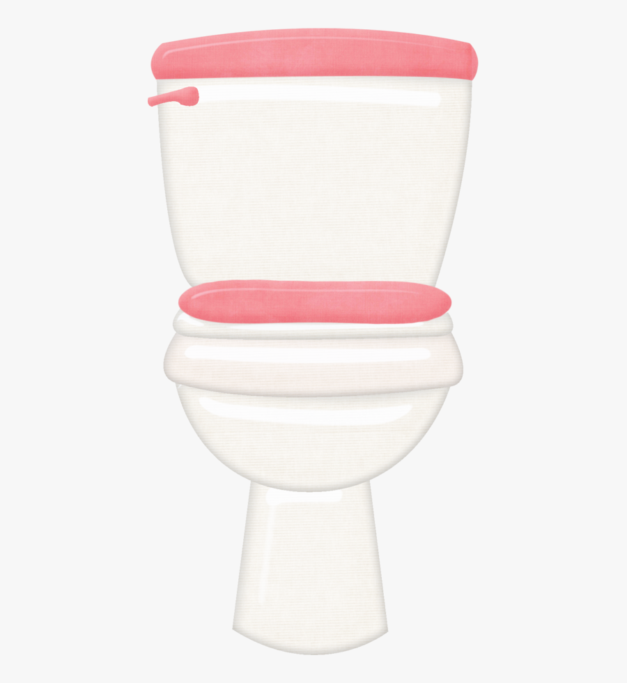 Pink Toilet Clip Art, Transparent Clipart