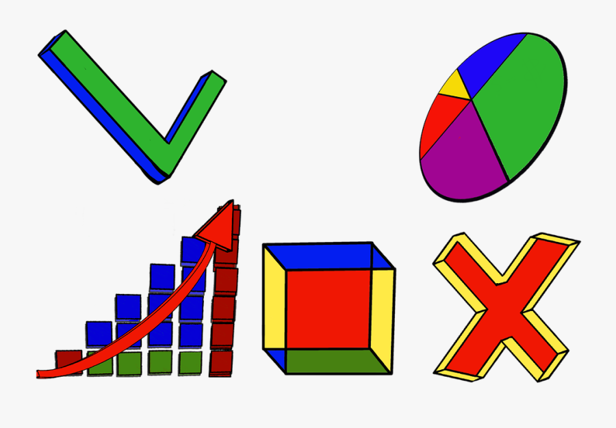 Pie, Chart, Graph, X, Mark, Increase, Arrow, Checkmark, Transparent Clipart