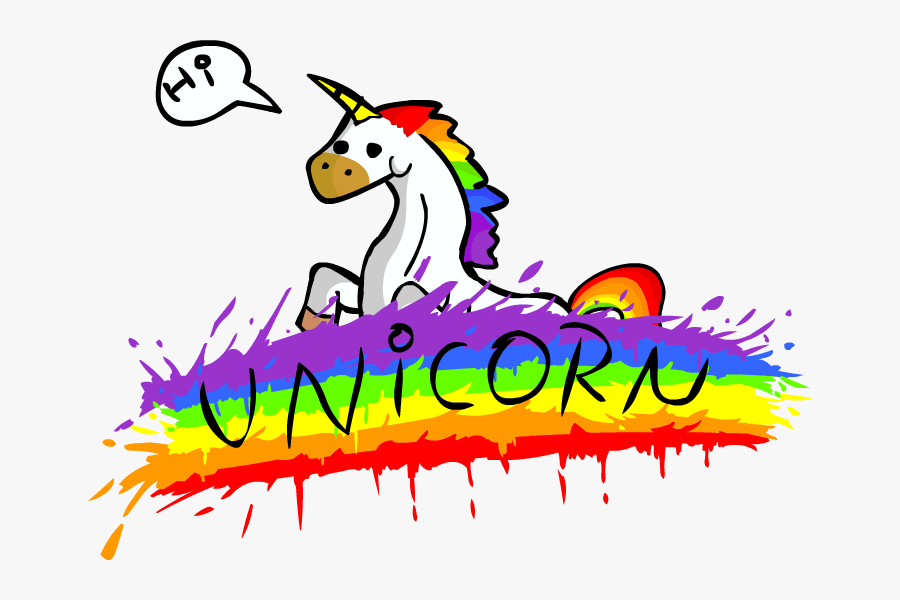 Unicorns And Rainbows Unicorn Rainbow By Art Josh D69xdno - Unicorn Youtube Channel Art, Transparent Clipart