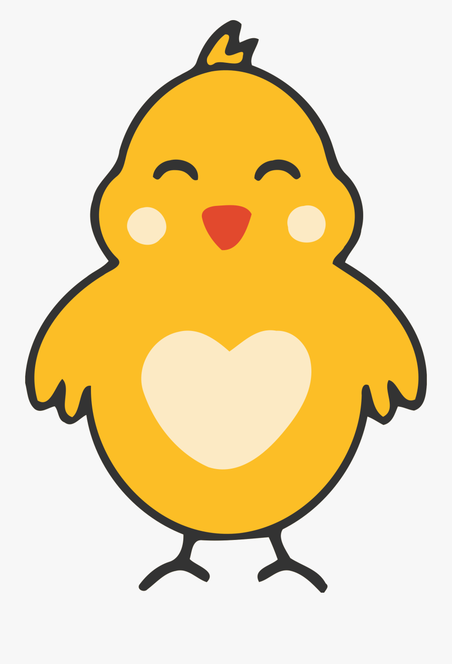 Chick - Yellow Chick Clipart Png, Transparent Clipart