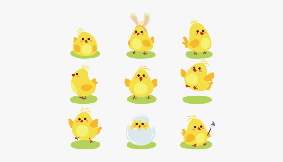 Easter Chick Cute Icons - Cartoon, Transparent Clipart