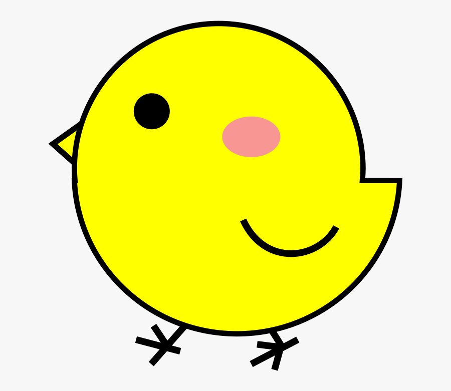 Chick - Smiley, Transparent Clipart