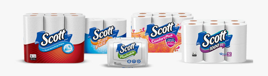 Scott Family Of Products Image - Scott Toilet Paper Brands, Transparent Clipart