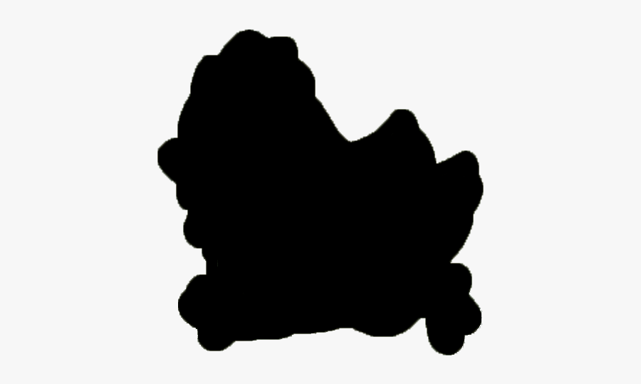 Silhouette Running Chick Black And White - Silhouette, Transparent Clipart