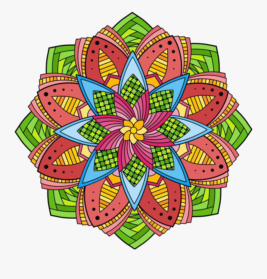 How To Color Mandalas With Prismacolor Pencils For - Coloring Book, Transparent Clipart