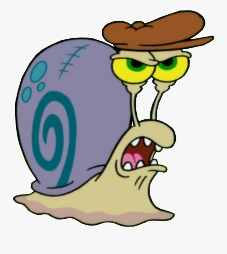 Snail Clipart Ocean - Mean Gary The Snail, Transparent Clipart