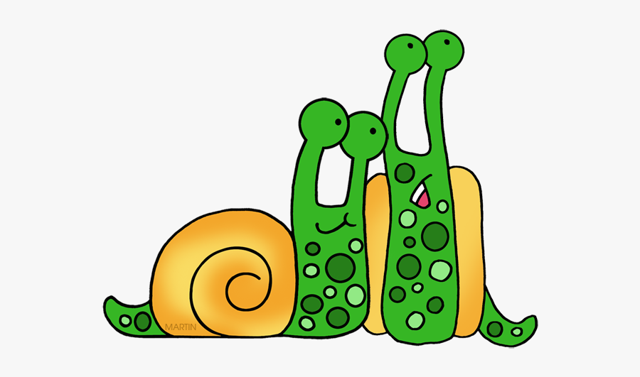 Snail Duo, Transparent Clipart