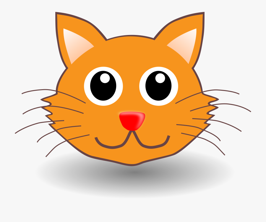 Cartoon Cat Faces - Cat Face Clipart, Transparent Clipart