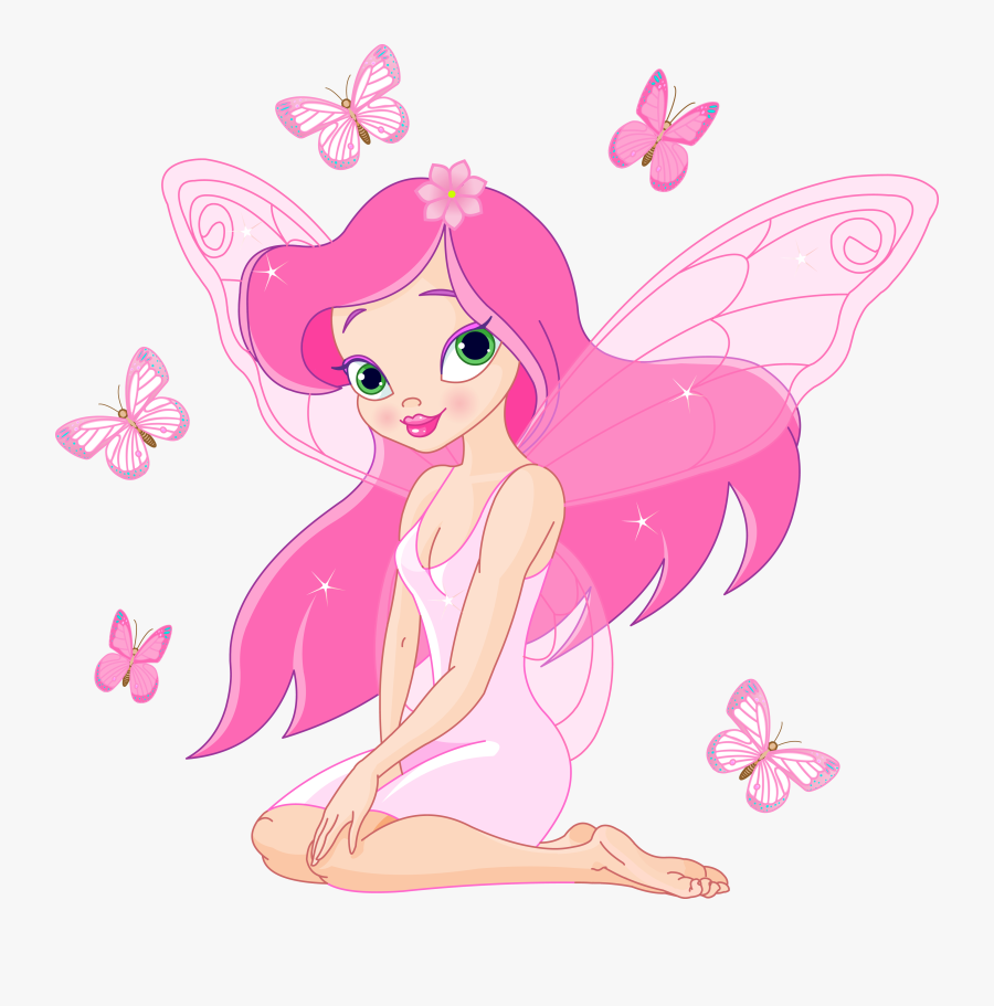 Tooth Fairy Clip Art - Pink Fairy, Transparent Clipart