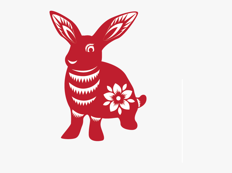 Chinese Zodiac Rabbit Transparent, Transparent Clipart