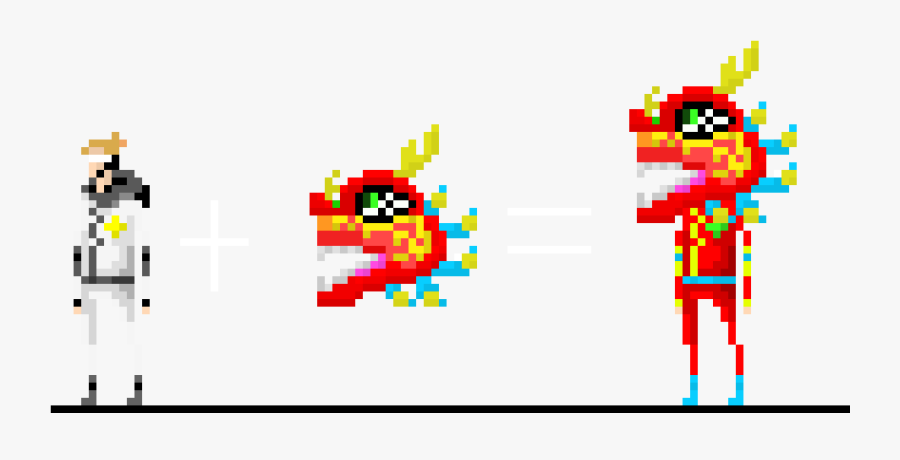 Pixel Lunar New Year, Transparent Clipart