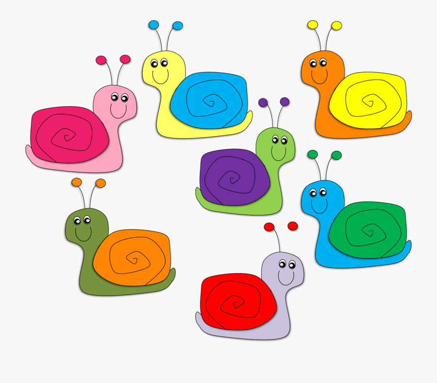 Group Of Snails Cartoon, Transparent Clipart