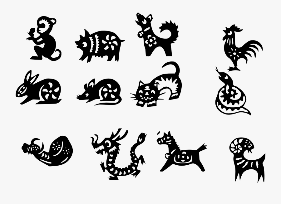 Clip Art Chinese New Year Symbol - Chinese New Year Symbols Dragon, Transparent Clipart
