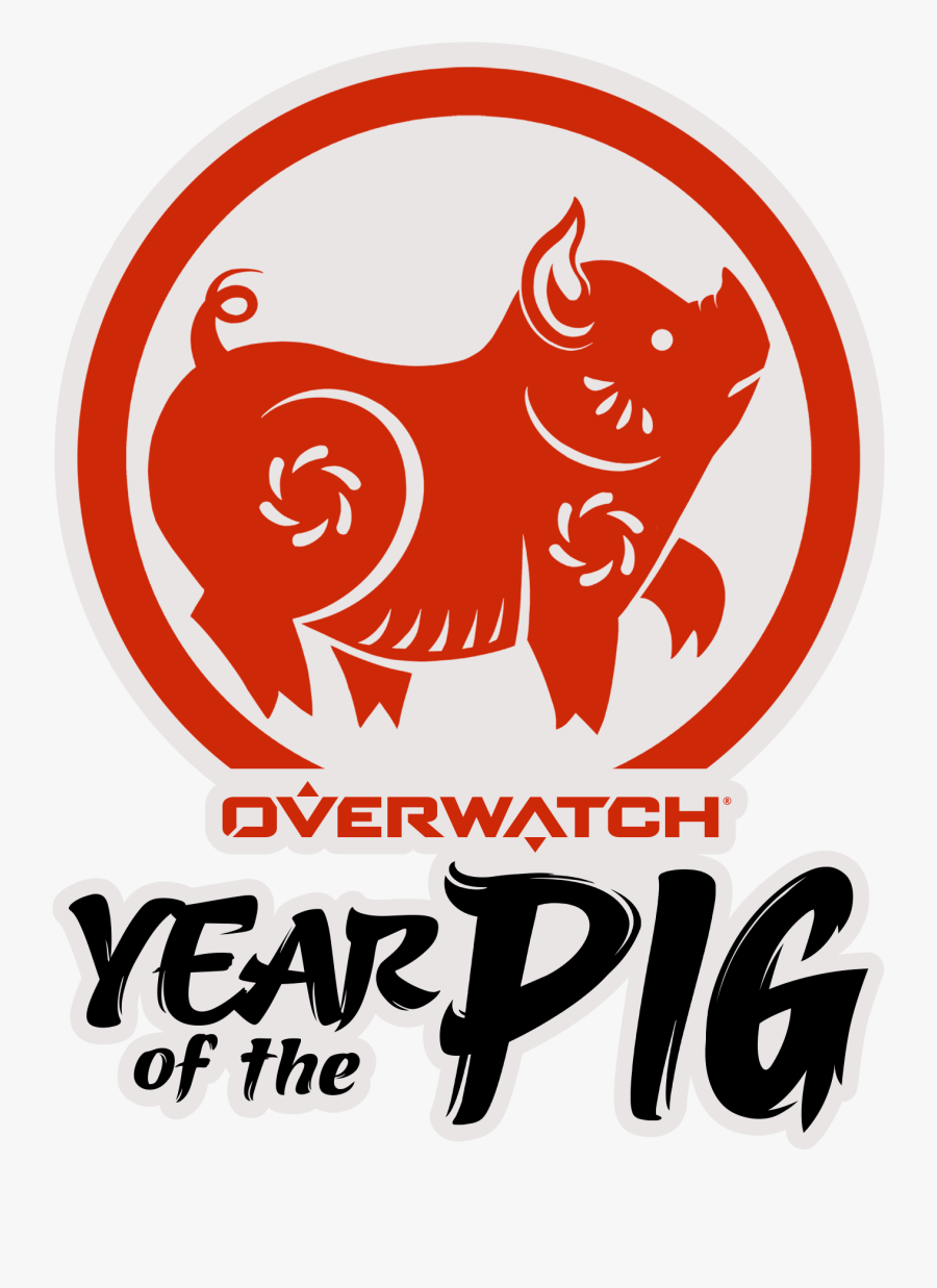 Year Of Pig Overwatch, Transparent Clipart