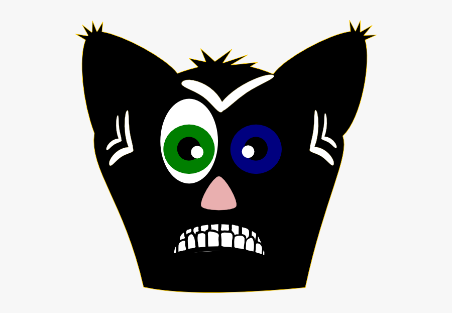 Cat Face Clipart Png - Cute Cartoon Cat Face, Transparent Clipart