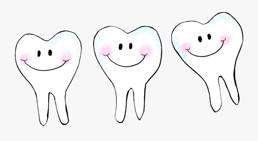 Hand Drawn, Cut And Chalked Teeth , Transparent Cartoons, Transparent Clipart