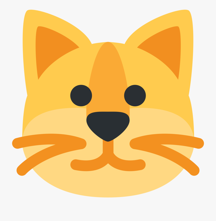 Transparent Cat Face Png - Emoji 🐱, Transparent Clipart