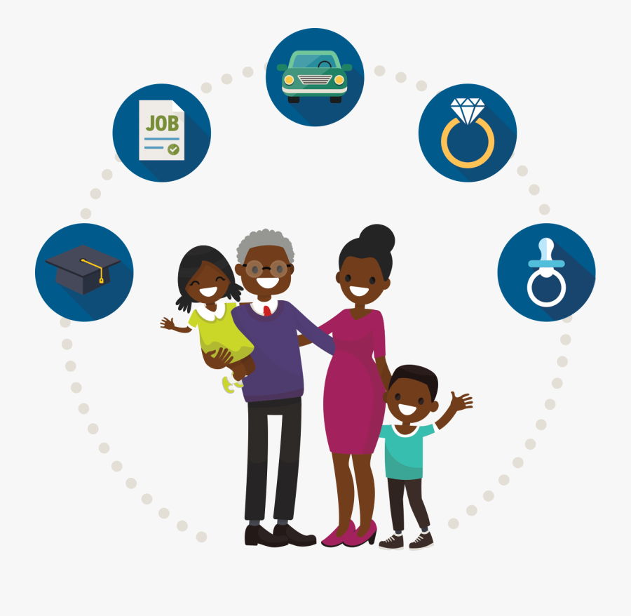 Family Father African American Clip Art - Black People Give Blood, Transparent Clipart