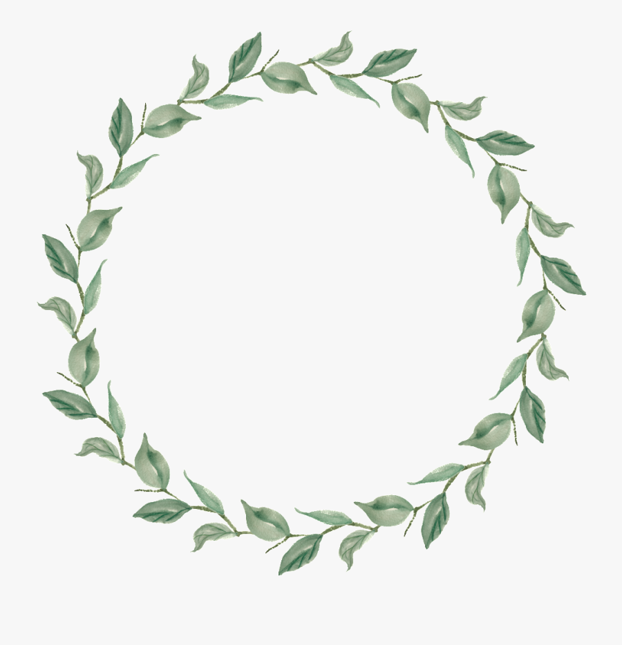 Flying Leaf Circle Transparent Decorative - Flower Garland Transparent Background, Transparent Clipart
