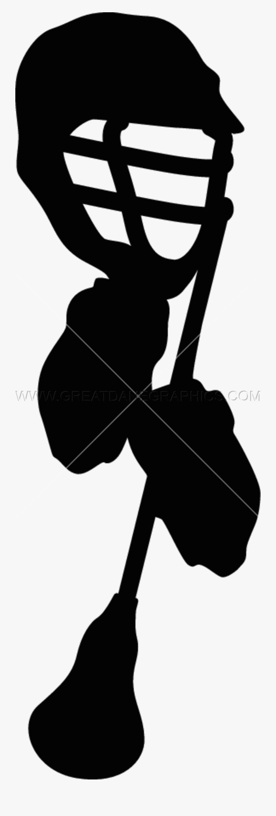 Lacrosse Vertical Tribal - Illustration, Transparent Clipart