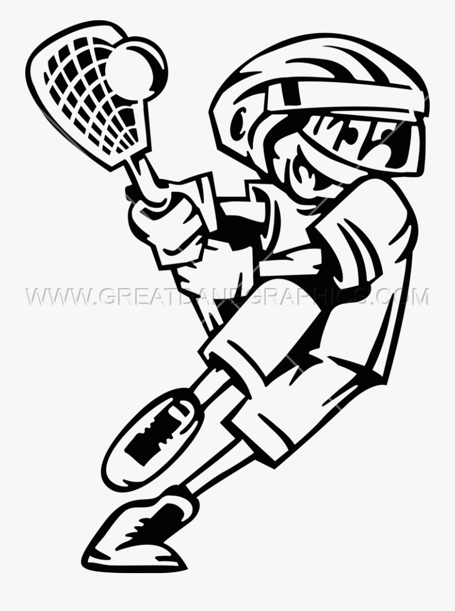 Lacrosse Cartoon Images Black And White, Transparent Clipart