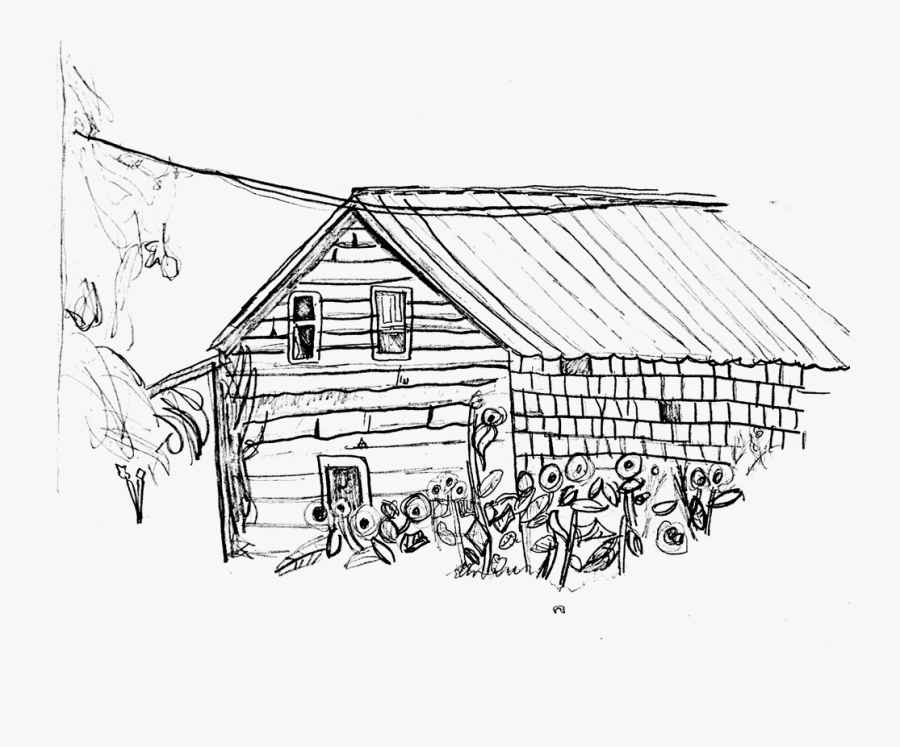 Transparent Cabin Clipart Black And White - House, Transparent Clipart