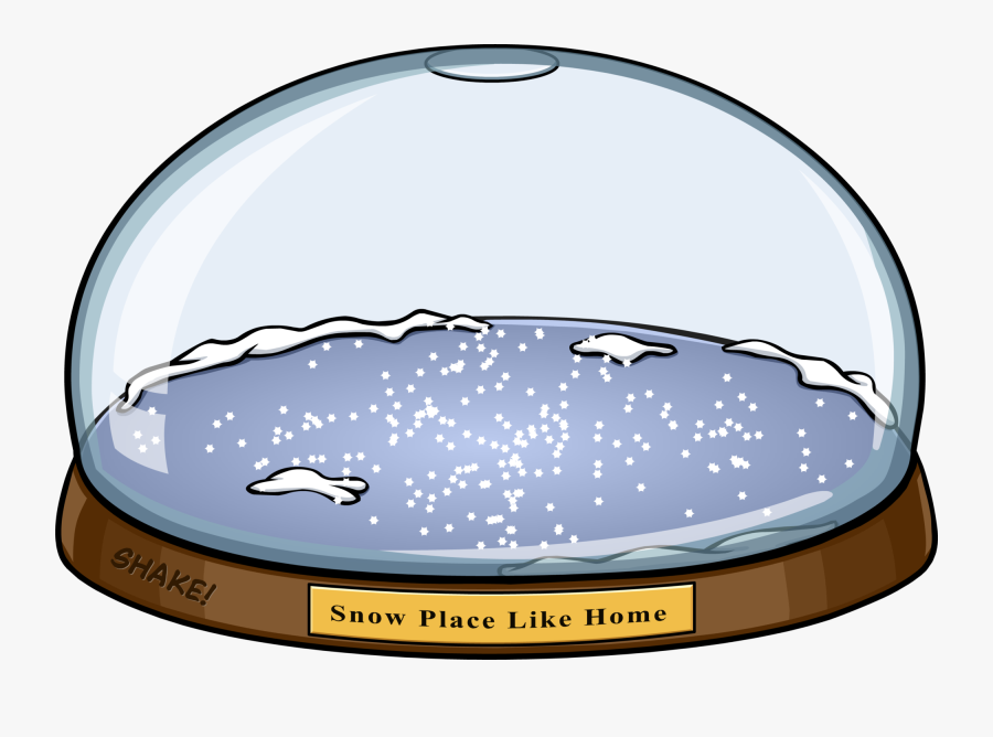 Clip Art Penguin Snow Globes - Club Penguin Snow Globe Igloo, Transparent Clipart