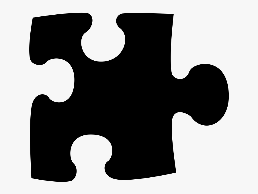 Puzzle Piece Png - Png Puzzle Silhouette, Transparent Clipart