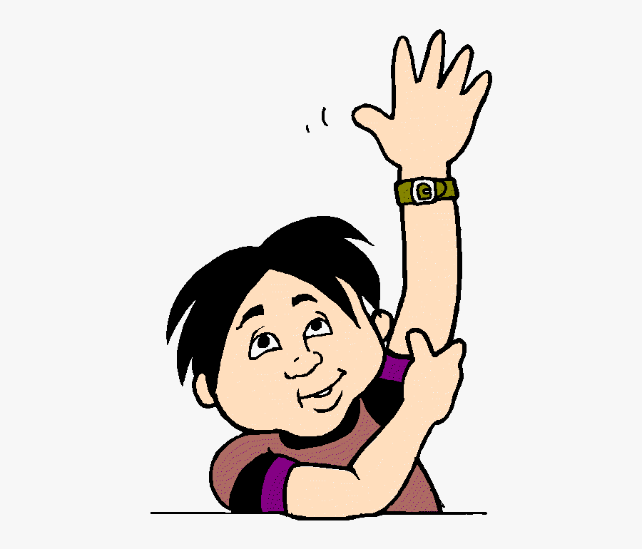 Arms Clipart Wave - Kid Raising Hand, Transparent Clipart