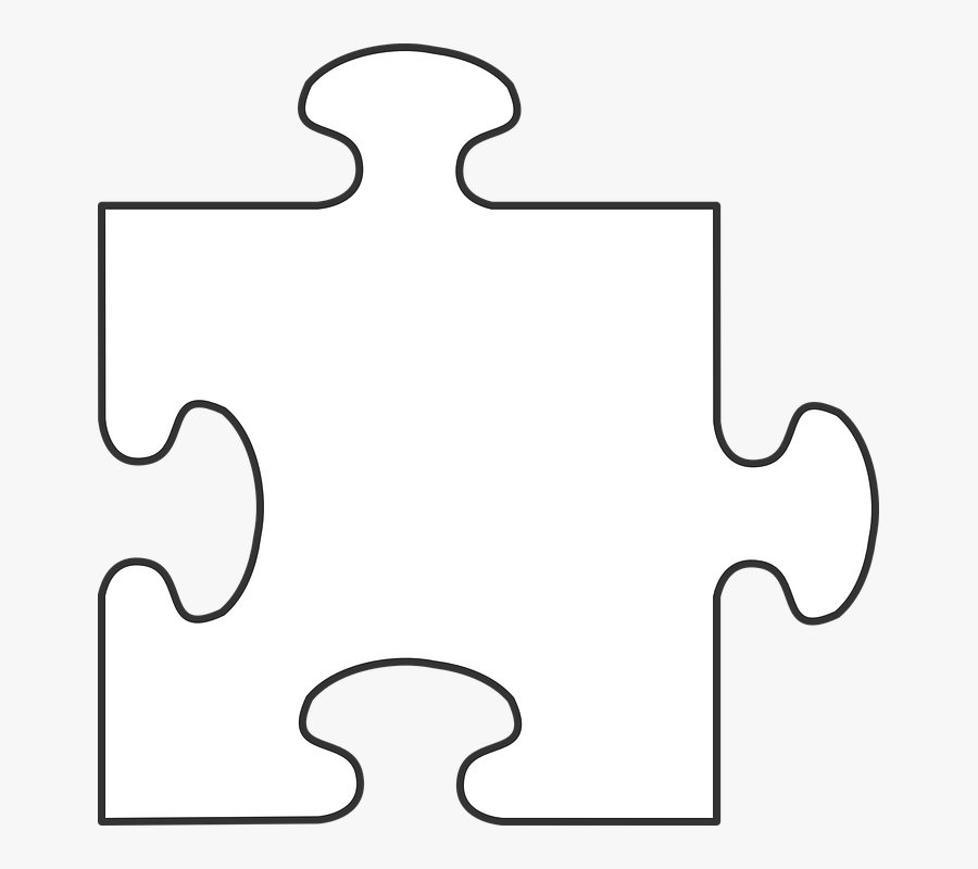 Puzzle Piece White - White Transparent Puzzle Pieces, Transparent Clipart