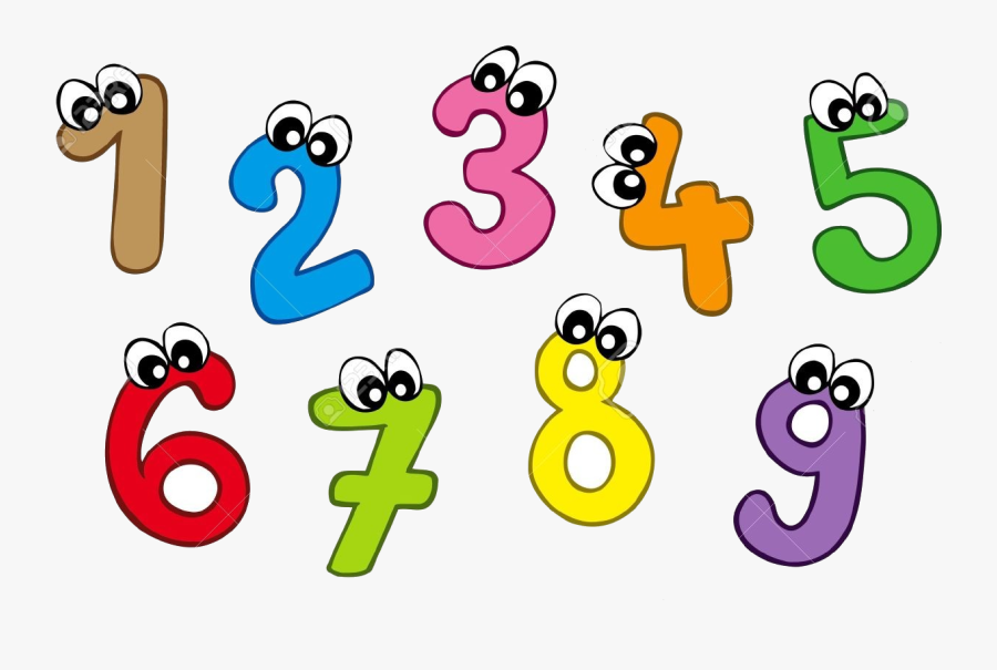Numbers D On Clipart Clip Art Collection Transparent - Cartoon Numbers, Transparent Clipart