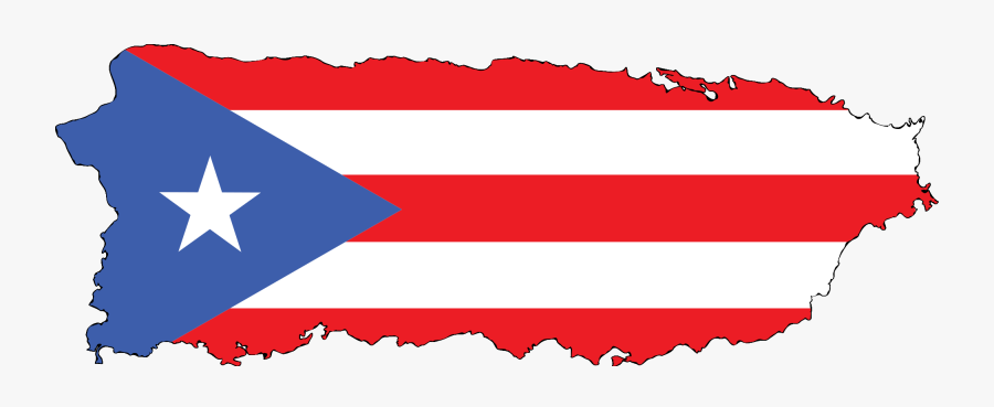 Clip Art A Rican No Matter - Puerto Rico Island Flag, Transparent Clipart