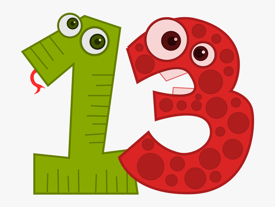 Spanish Idioms With Numbers 13 Colors - Number 1 Clip Art, Transparent Clipart