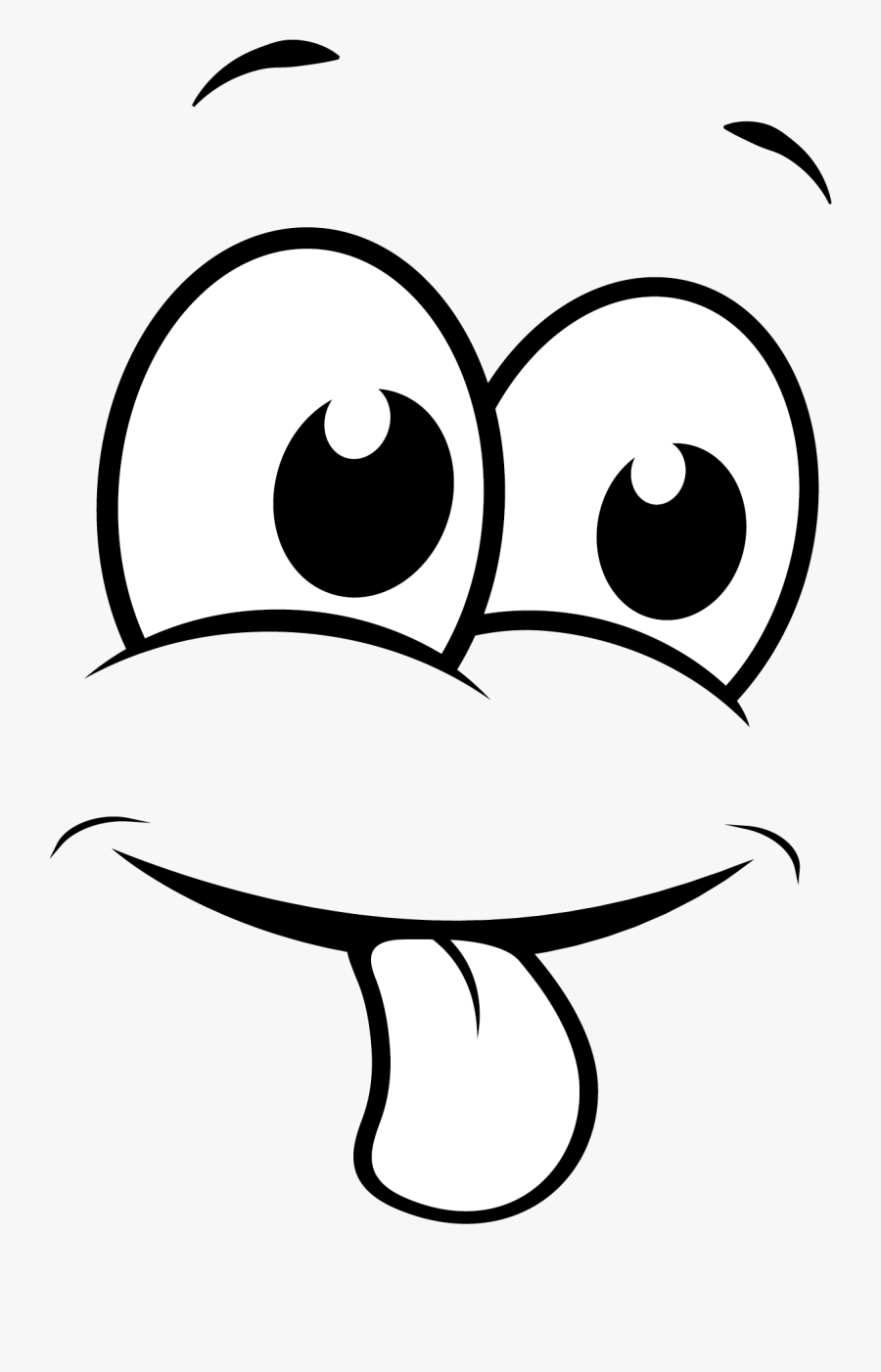 Peek A Boo - Cartoon Eyes And Mouth Png, Transparent Clipart