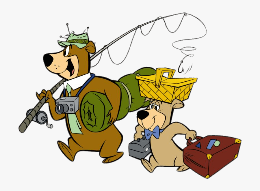 Yogi And Boo Boo Bear Go Fishing - Yogi Bear And Boo Boo, Transparent Clipart