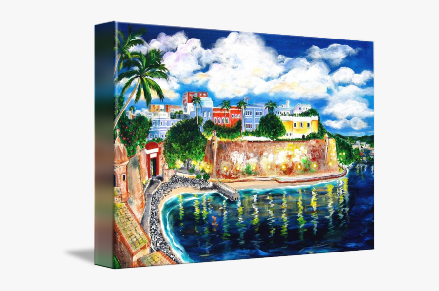 Clip Art San Juan Puerto Rico Castle - Painting, Transparent Clipart