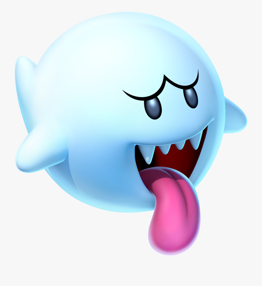 #nintendo #supermario #boo #ghost #bowser #white - Super Mario Bros U Boo, Transparent Clipart