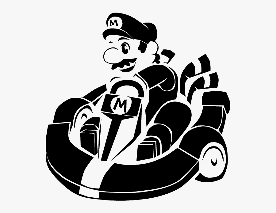 Mario Kart Vector Art, Transparent Clipart