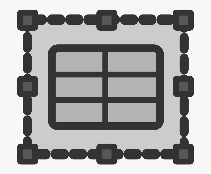 Spreadsheet Svg Clip Arts - Spreadsheet Icon Black And White, Transparent Clipart