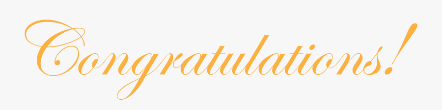 Congratulations Image Png - Congratulations Lettering Transparent Background, Transparent Clipart