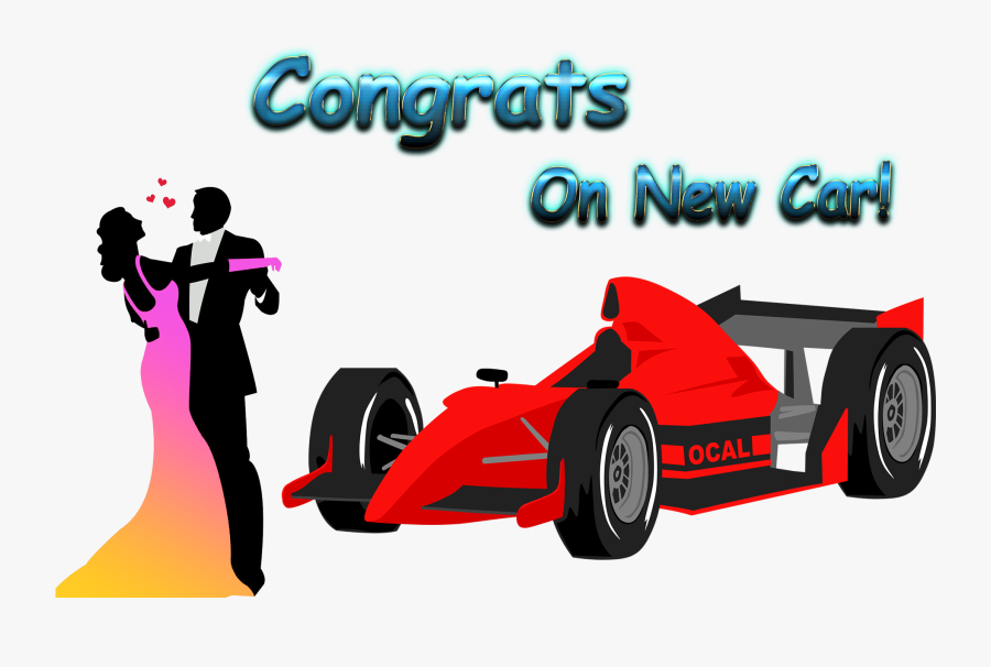 Congrats On New Car Png Clipart - Clipart Race Car Png, Transparent Clipart
