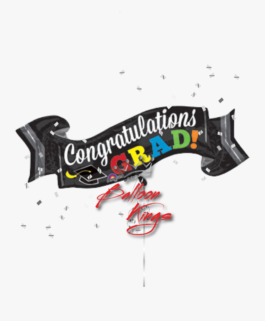 Congratulations Banner Creative Design Graphic - Gun, Transparent Clipart