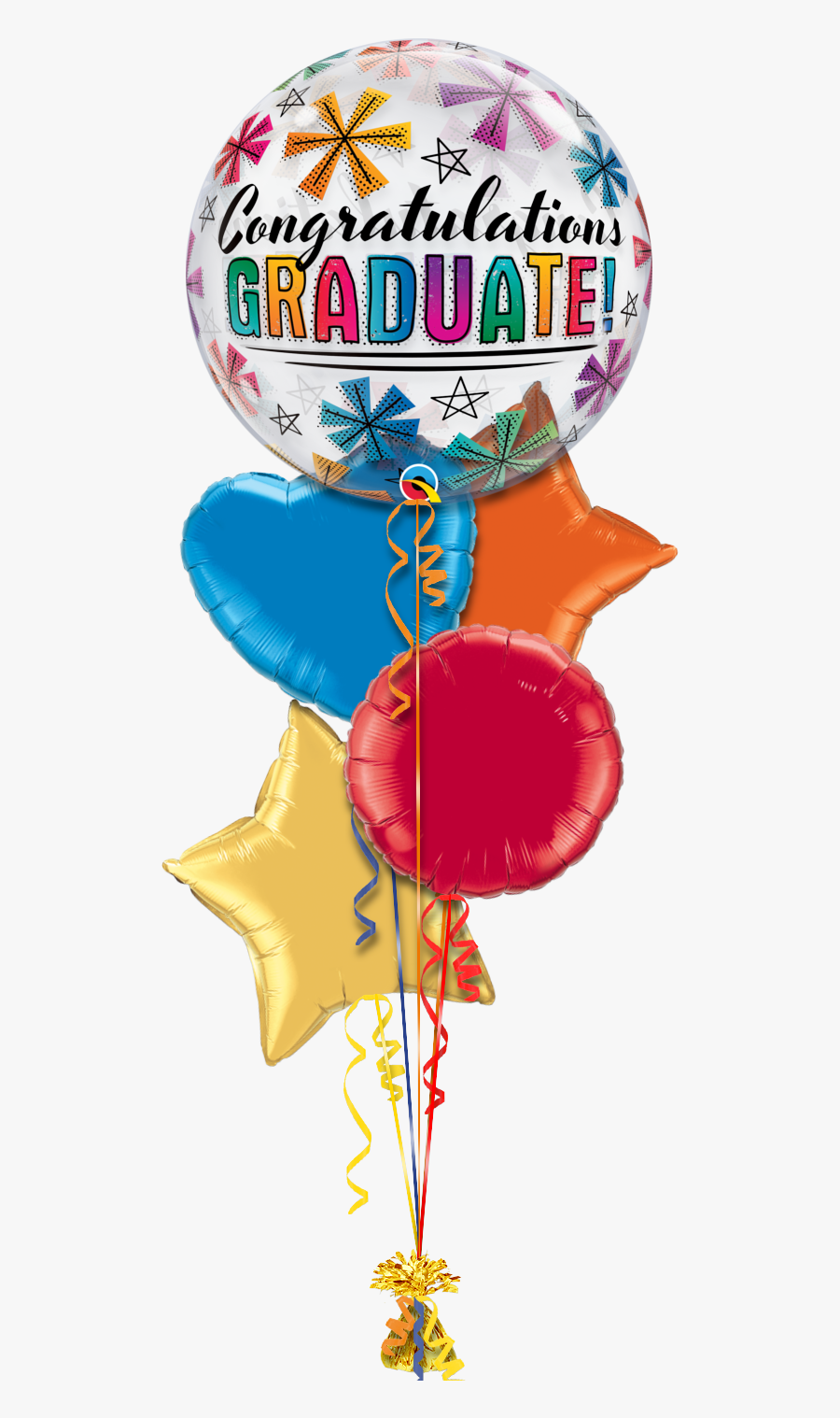 Congratulations Graduate Bubble Graduation Balloon - Congratulations Graduation Balloons, Transparent Clipart