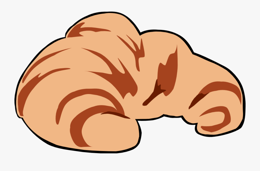 Fast Food, Breakfast, Croissant - Croissant Clip Art, Transparent Clipart
